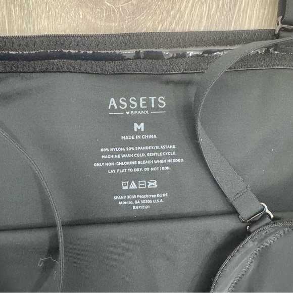 SPANX Assets by Sara Blakely Women's‎ Convertible Slip Dress Black Size M 10094R - Picture 5 of 10